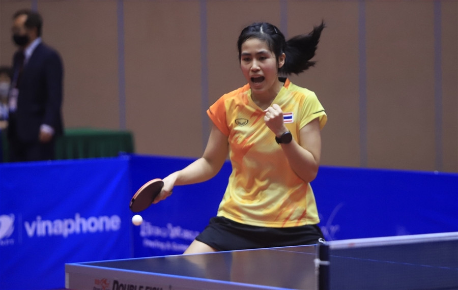 Thai players advance to women's table tennis final
